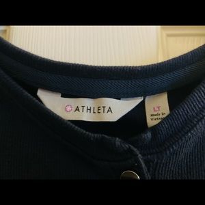 Athleta Navy Blue Maxi Dress Size LT